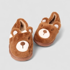 Pantufa Infantil STZ Urso Marrom