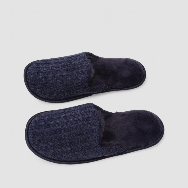 Pantufa Feminina STZ Pelúcia Marinho