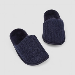 Pantufa Feminina STZ Pelúcia Marinho