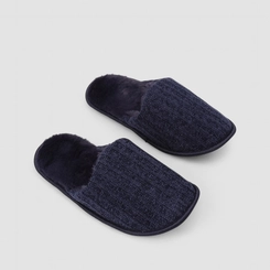 Pantufa Feminina STZ Pelúcia Marinho