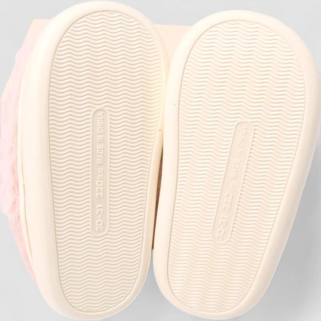 Pantufa Infantil STZ Capivara Peluciada Rosa