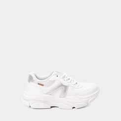 Tênis Casual Feminino Ollie Fantasy Originals Recorte Metalizado Branco