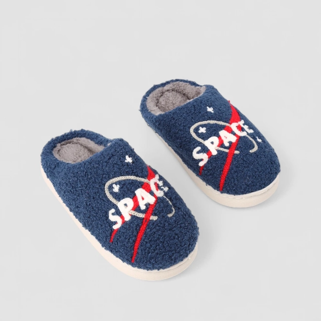 Pantufa Infantil STZ Space Azul