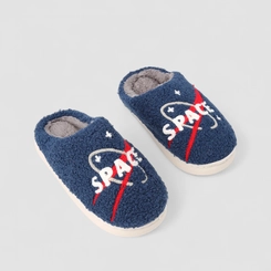 Pantufa Infantil STZ Space Azul