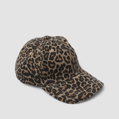 Boné Aba Curva Gabriela Animal Print Onça Multicolor