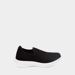 Tênis Esportivo Feminino Actvitta Preto & Branco