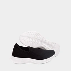 Tênis Esportivo Feminino Actvitta Preto & Branco