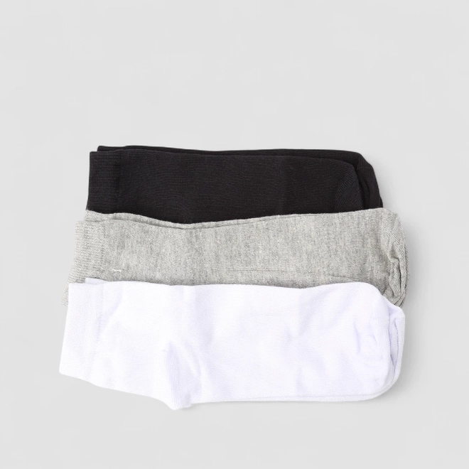 Kit Meia STZ Cano Curto 6 Pares 34-38 Multicolor