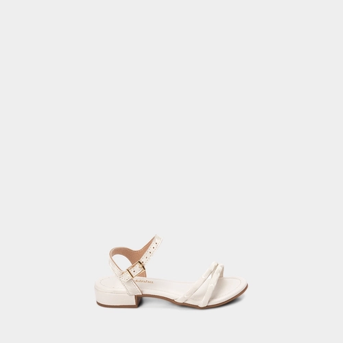 Sandália Infantil Molekinha Fivela Off White