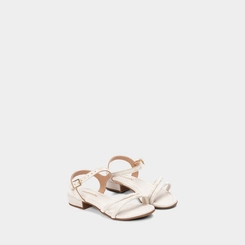 Sandália Infantil Molekinha Fivela Off White