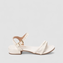 Sandália Infantil Molekinha Texturizada Off White