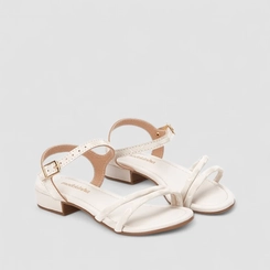 Sandália Infantil Molekinha Texturizada Off White