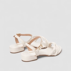 Sandália Infantil Molekinha Texturizada Off White