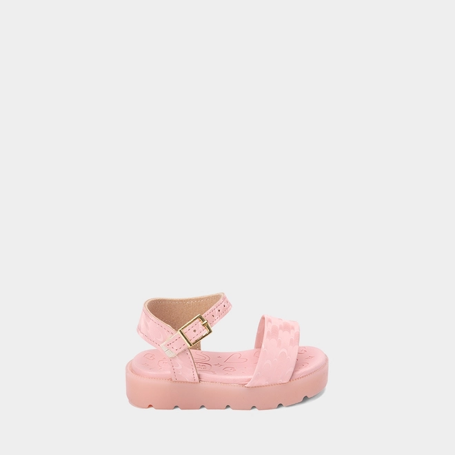 Sandália Bebê Molekinha Flatform Rosa
