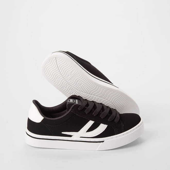 Tênis Casual Feminino Via Marte Nobuck Preto