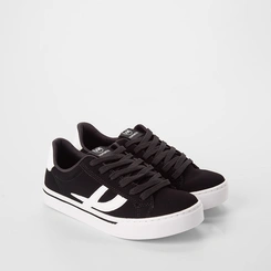 Tênis Casual Feminino Via Marte Nobuck Preto