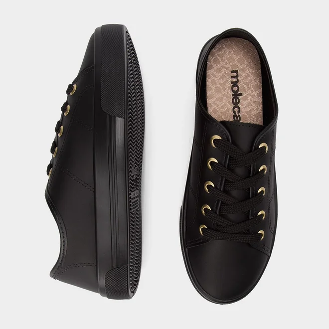 Tênis Casual Feminino Moleca Preto