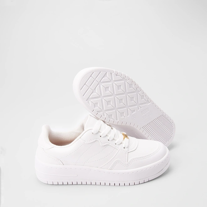 Tênis Casual Feminino Vizzano Original Branco