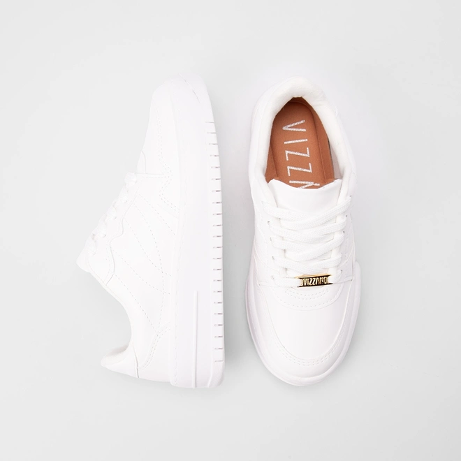 Tênis Casual Feminino Vizzano Original Branco