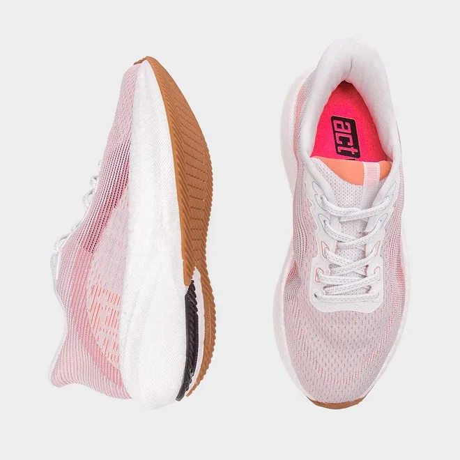 Tênis Esportivo Feminino Actvitta Rosa