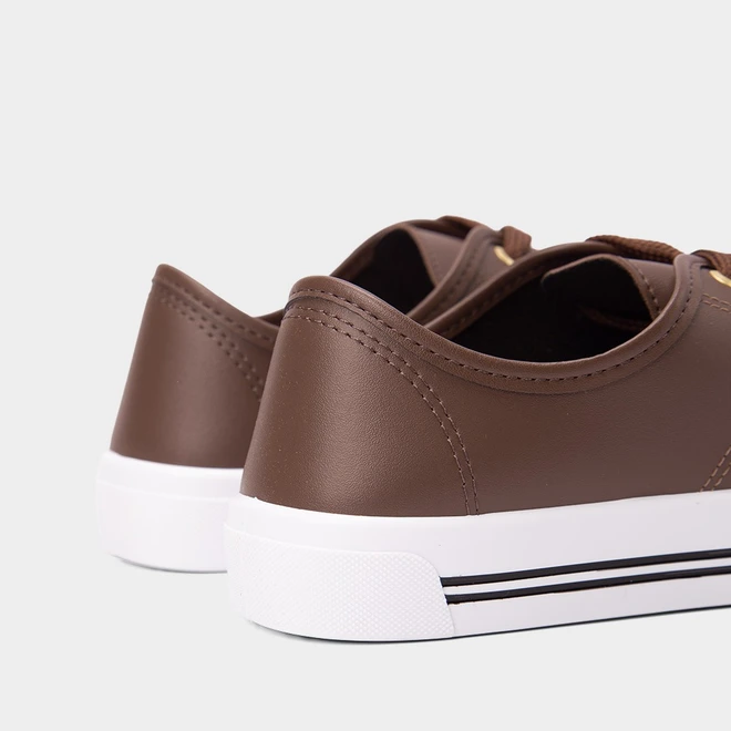 Tênis Casual Feminino Moleca Marrom