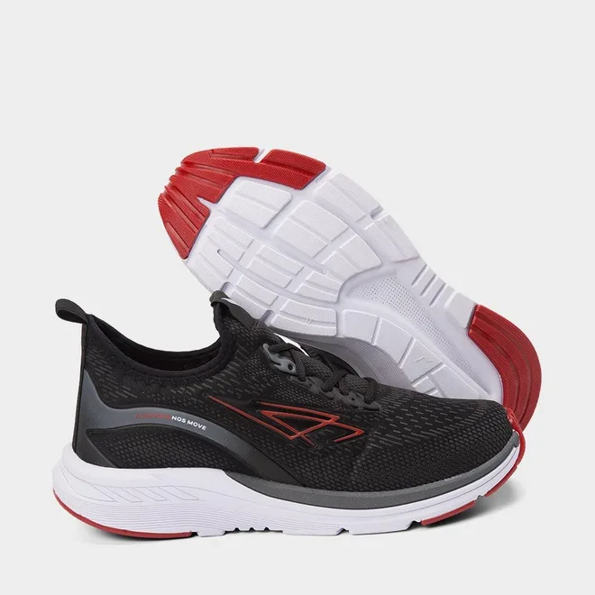 Tênis Esportivo Masculino Vertus Preto