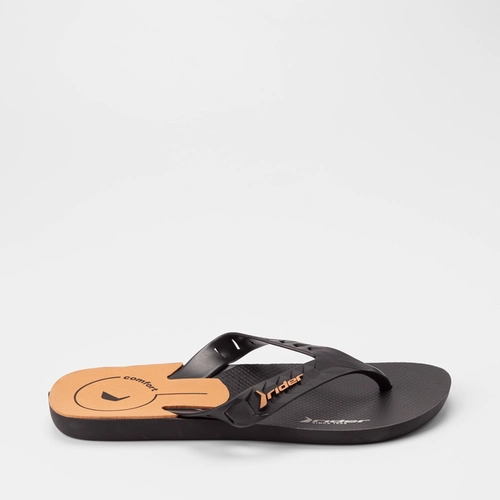 Chinelo Masculino Rider Street Duo Sport Preto & Bege