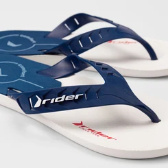 Chinelo Masculino Rider Street Duo Sport Branco & Azul