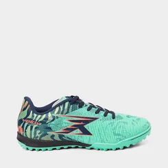 Chuteira Masculina OXN Velox 6 Society Pro Azul Ciano
