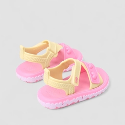 Sandália Infantil Zaxy Coração Rosa