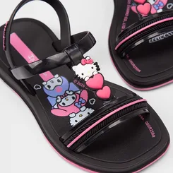Sandália Infantil Ipanema Hello Kitty Preto