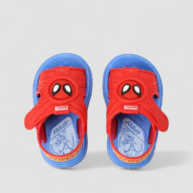 Sandália Infantil Marvel Homem Aranha Vermelha & Azul