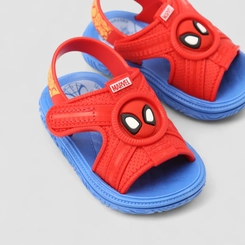 Sandália Infantil Marvel Homem Aranha Vermelha & Azul