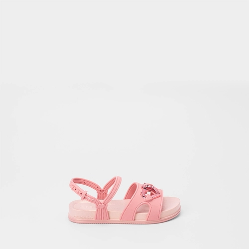Sandália Infantil Grendha Bela Elos De Amor Rosa