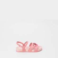 Sandália Infantil Grendha Bela Elos De Amor Rosa