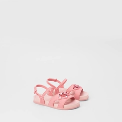 Sandália Infantil Grendha Bela Elos De Amor Rosa