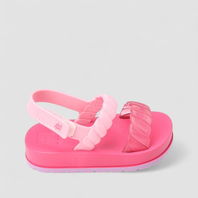 Sandália Infantil Zaxy Glitter Rosa