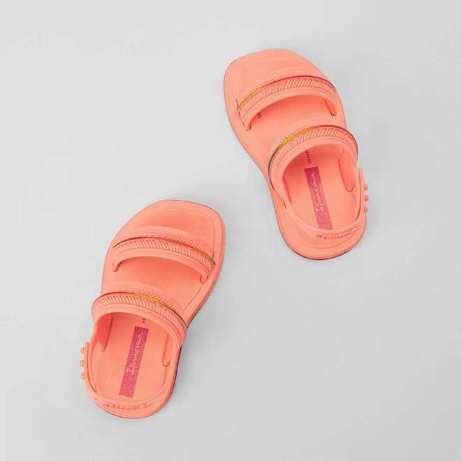Sandália Bebê Ipanema Glow Laranja