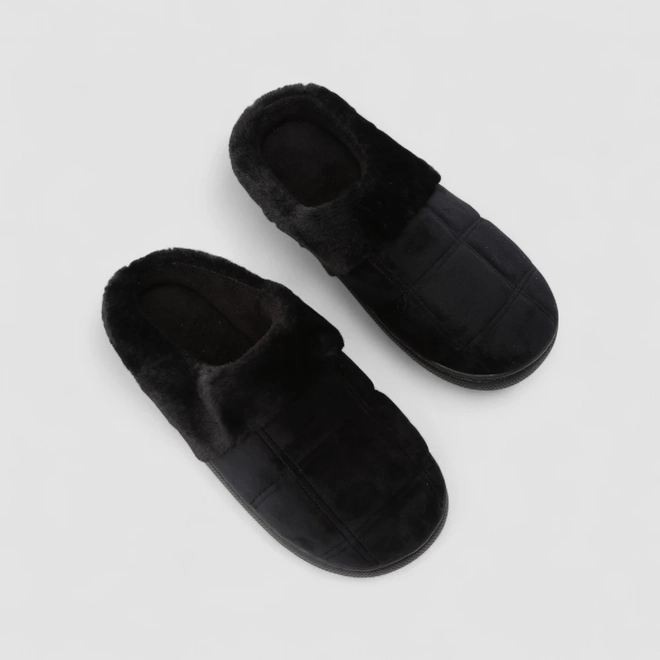 Pantufa Masculina Stz Peluciada Preta