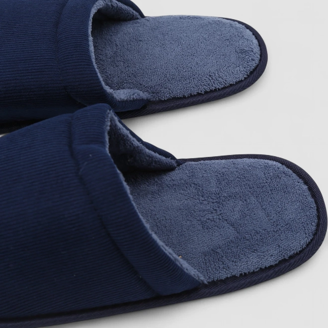 Pantufa Masculina STZ Canelada Azul Marinho