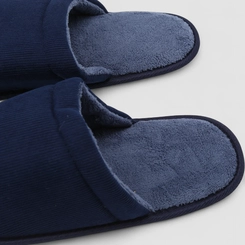 Pantufa Masculina STZ Canelada Azul Marinho