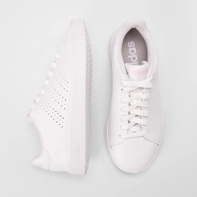 Tênis Casual Feminino Adidas Advantage Base 2.0 Original Branco
