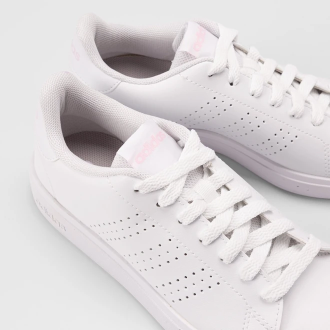 Tênis Casual Feminino Adidas Advantage Base 2.0 Original Branco
