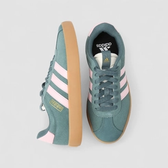 Tênis Casual Feminino Adidas VL Court 3.0 Original Camurça Verde