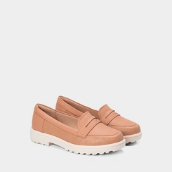 Mocassim Loafer Feminino Modare Ultraconforto Nude