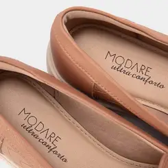 Mocassim Loafer Feminino Modare Ultraconforto Nude
