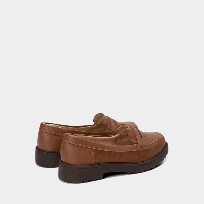 Mocassim Feminino Modare Ultraconforto Tressê Marrom
