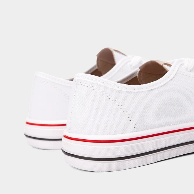 Tênis Casual Feminino Moleca Recorte Verniz Branco