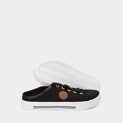 Tênis Mule Casual Feminino Moleca Preto