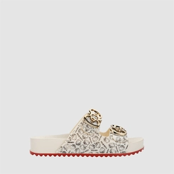 Slide Feminino Zaxy Hello Kitty Partner Off White